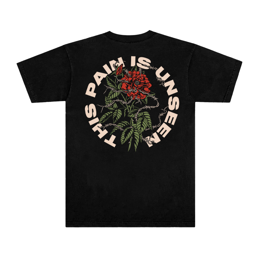 Rose Tee (Black)