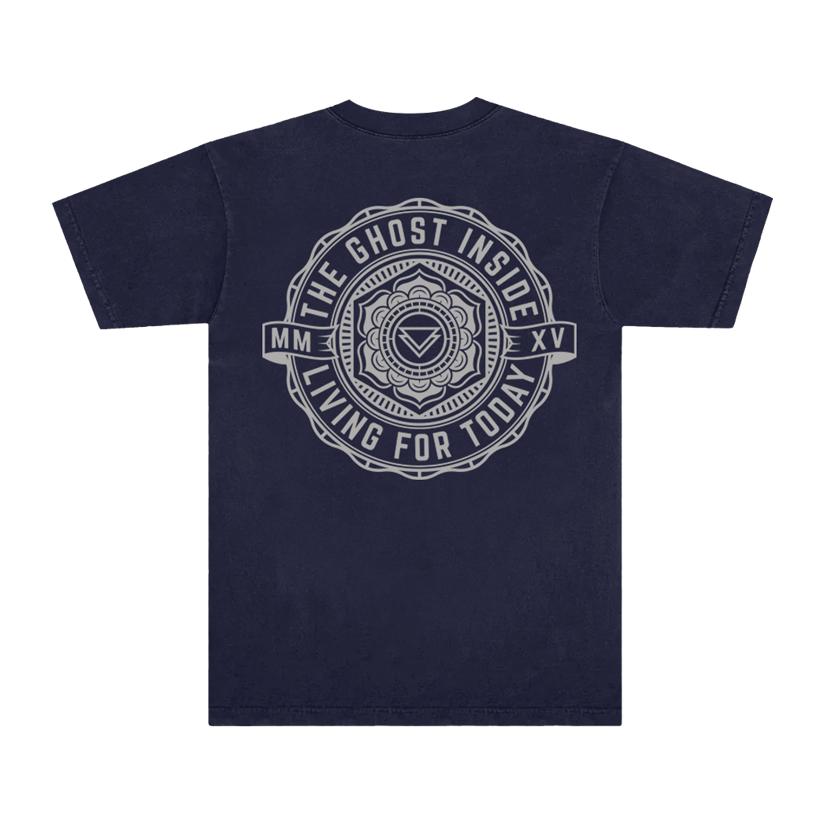 Mandala Tee (Navy)