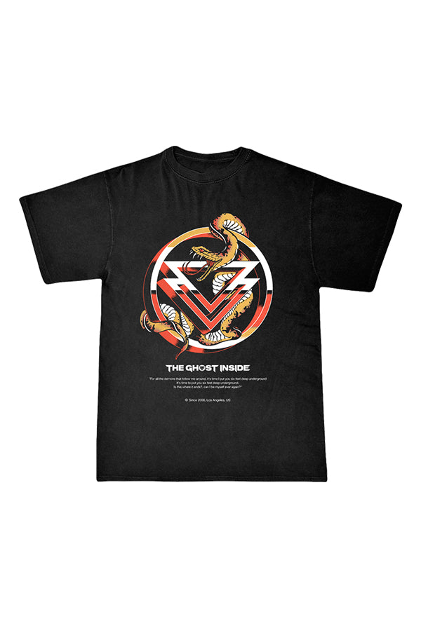 Symbol Snake Tee (Black) – The Ghost Inside